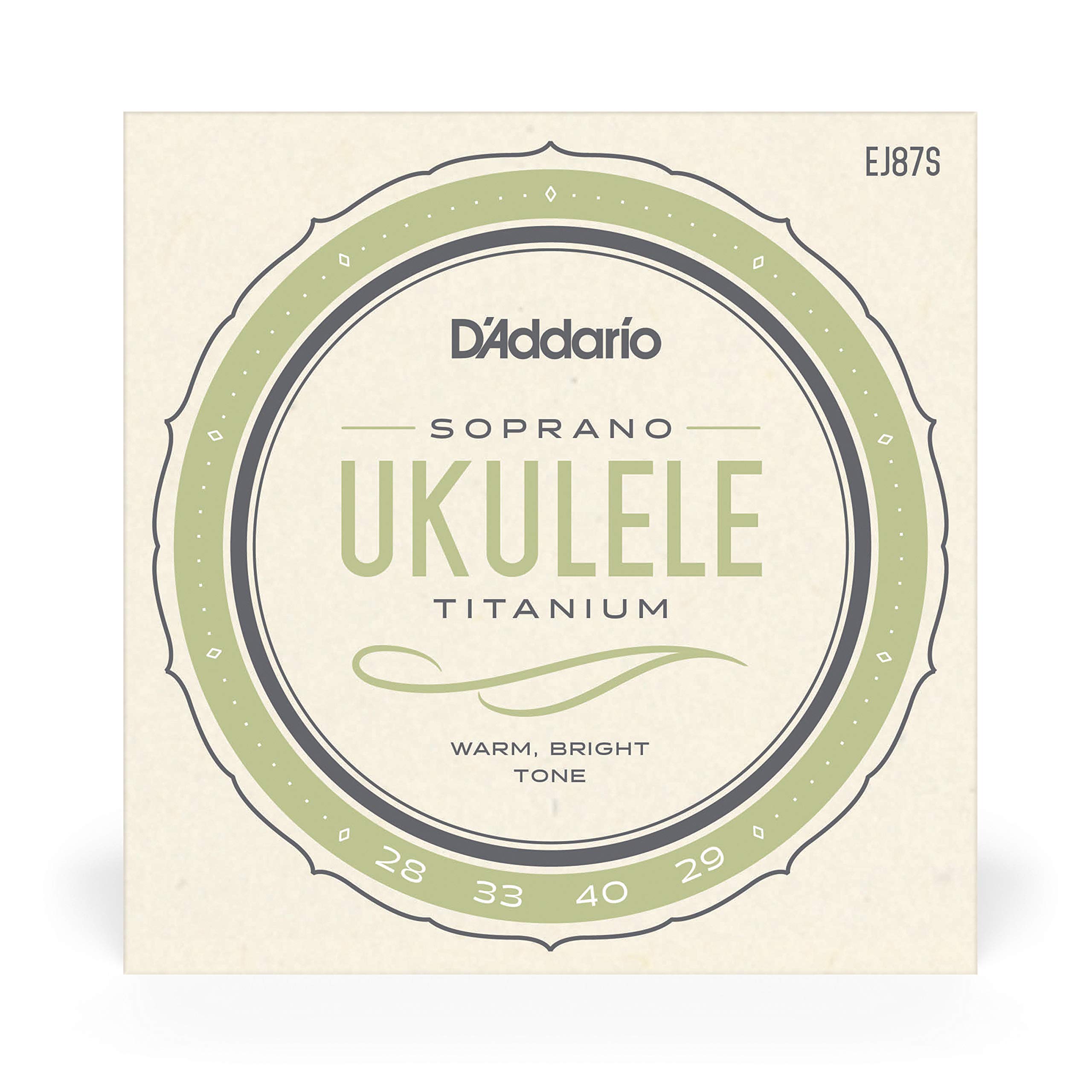 Amazon.co.jp: D'Addario ダダリオ ウクレレ弦 EJ87S Titanium Soprano